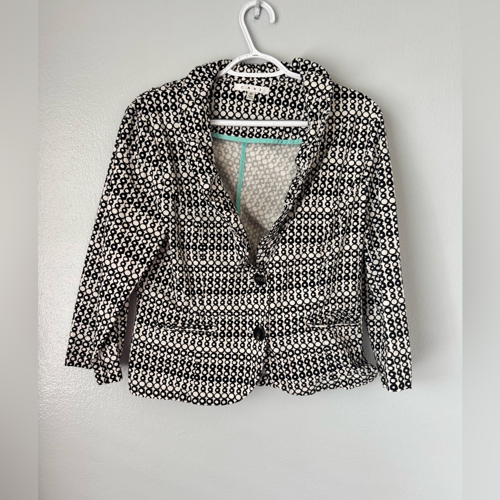 Cache Black and White Women's Jacket 10